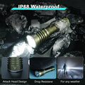 Wurkkos TS23 21700 Rechargeable Tactical Flashlight EDC 5000LM XHP70.3 HI LED Torch IPX-8 Waterproof Two Group Modes Tail Switch