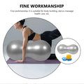 Thickened Explosion-proof Yoga Ball PVC Material Non Slip Anti-Burst Peanut Ball With Pump Core Strength Training Ball