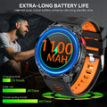 New T-REX3 Ultra 1100mAh Battery SmartWatch 10ATM Waterproof GPS Compass Flashlight 1.7" AMOLED HD Call Sports Smart Watch Men