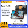 Unihertz 8849 TANK PAD E Rugged Tablet with Projector 21000mAh 120Hz IP68/IP69K 24GB 512GB 66W 10.95 inch Tablet Android 14 4G