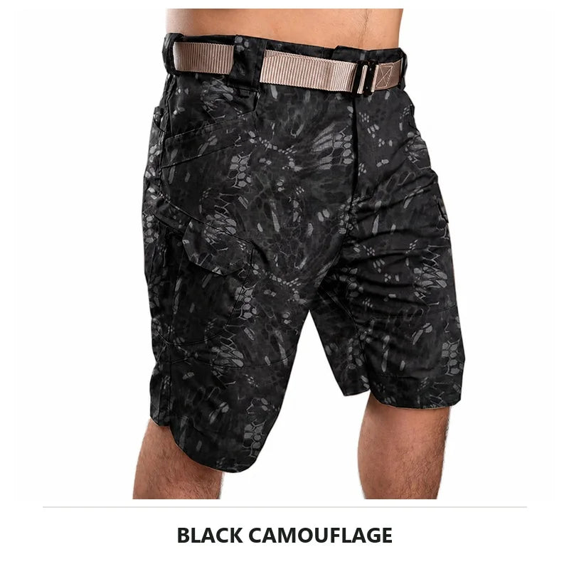 IX7 Men Tactical Cargo Shorts Summer Waterproof | SAMAG