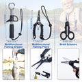 Goture 1.8-3m Carbon Fiber Fishing Rods and Reel Combo Lightweight Telescopic Fishing Pole Spinning Reel Kit Max Resistance