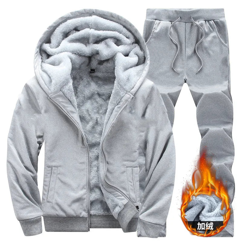 Wolf Czuadlte2024New Winter Men's Sports Set Casual Pants | SAMAG
