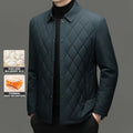 High End Mulberry Silk Lapel Collar Light New Brand Fashion Autumn Parka Jacket Men Business Winter Casual Windbreaker Coats