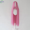 Very High Quality 600g 68 Colors 40 Inch 100cm Long Straight Cosplay Wig With Bangs Heat Resistant Hair Anime Wigs + Wig Cap