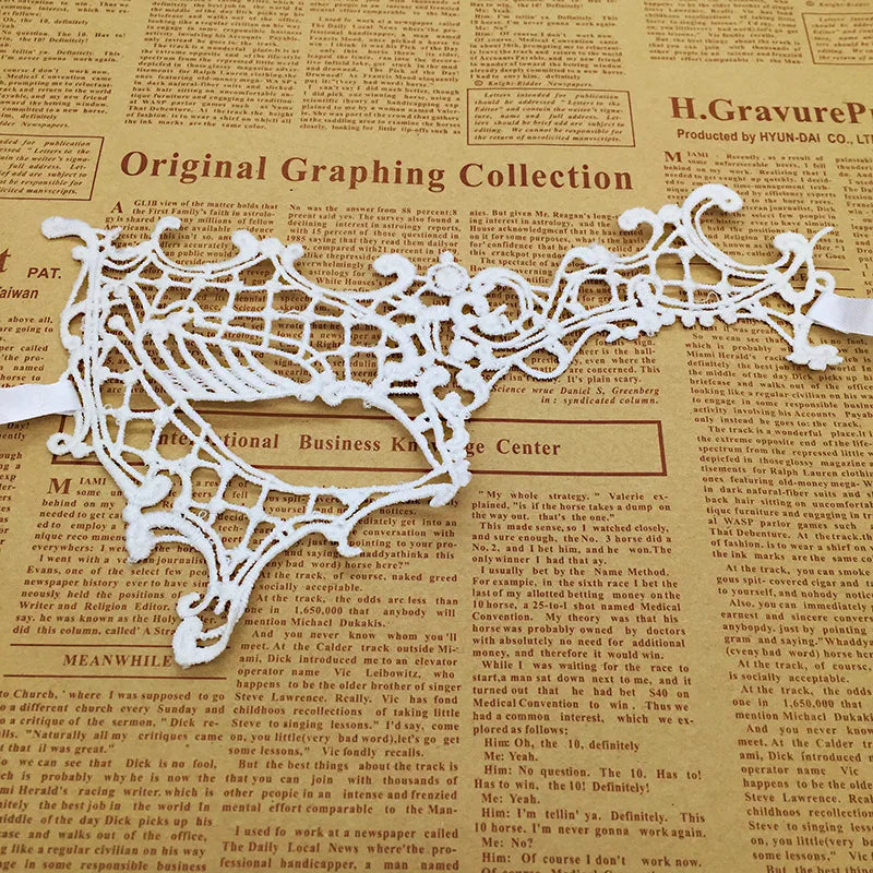 1pcs Hot Sale White Sexy Lace Half Face Masks Various Styles Halloween Masquerade Party Dance Mask Costume