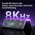 AULA HERO 99 HE Hot-Swappable Magnetic Switch Keyboard 98% Layout 8K Polling 0.05mm RT RGB Neon Lightbox Wired Gaming Keyboard