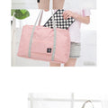 Travel Carry Bags Foldable Travel Bags Handbags Large Capacity Clothing Organizer Luggage Sorting Women Bear Pattern Duffle Bag