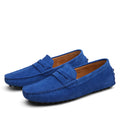Men's Suede Leather Penny Loafers Casual Driving Moccasins Slip-On Boat Shoes Plus Big Sizes 49 50 51 52 53