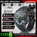 2026 New 1100mah AMOLED Smart Watch Men 170+Sport Fitness LED Flashlight IP69 Waterproof Bluetooth call GPS track Smartwatch iOS