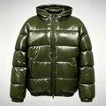 Europe America Stock Winter Men Hooded Cotton-padded Warm Jackets Cotton-padded Jackets Cotton-padded Coats and Men's Outerwear