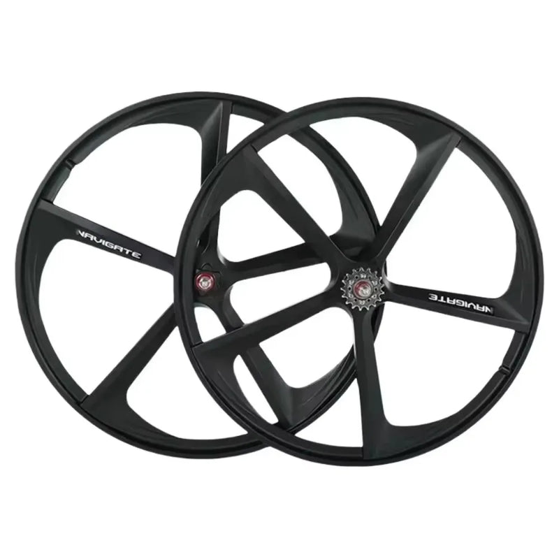 Wheel Set 700C V Brake Magnesium Alloy/Aluminum Alloy Powder Coated Integrated Bicycle Wheel Rim