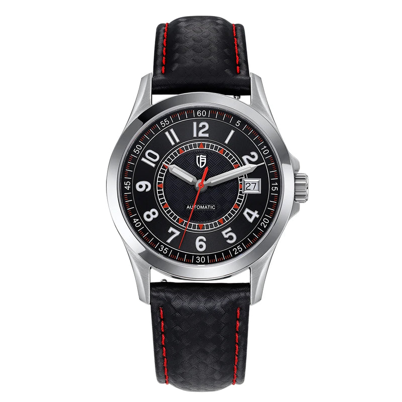 BERNY Watches for Men PT5000 ST2130 Mechanical Automatic Luxury Men's Watch Calendar Super Luminous Sapphire 10ATM Easy Read