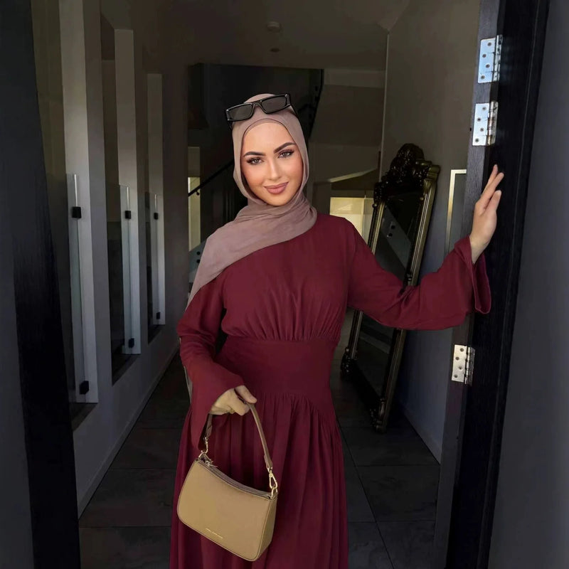 Women Eid Dress Abaya Dubai Dresses Muslim Kaftan | SAMAG