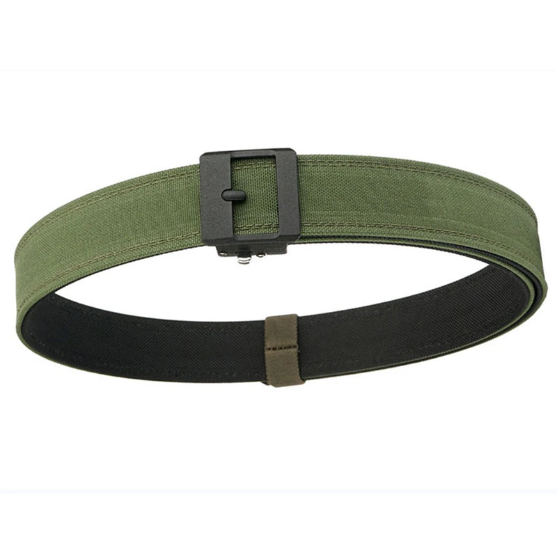 TUSHI Belt Hard Military Belt for Men and Women Tight Nylon Tactical Outdoor Belt Metal Automatic Buckle IPSC Belt Casual Girdle
