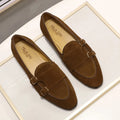 Fashion Design Suede Leather Mens Loafers Black Brown Green Casual Dress Shoes for Wedding Party Monk Strap Men Shoes Size 38-47