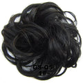 Jeedou Messy Bun Chignon Donut Hair Pad Elastic Hair Rope Rubber Band Synthetic Hairpiece Hair Accessories for Women