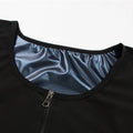 1pcs Men's Shapewear Zipper Coated Silver Vest Exercise slimming corset Compression Sweat Reducing Fat Sauna Tops Waist Trainer