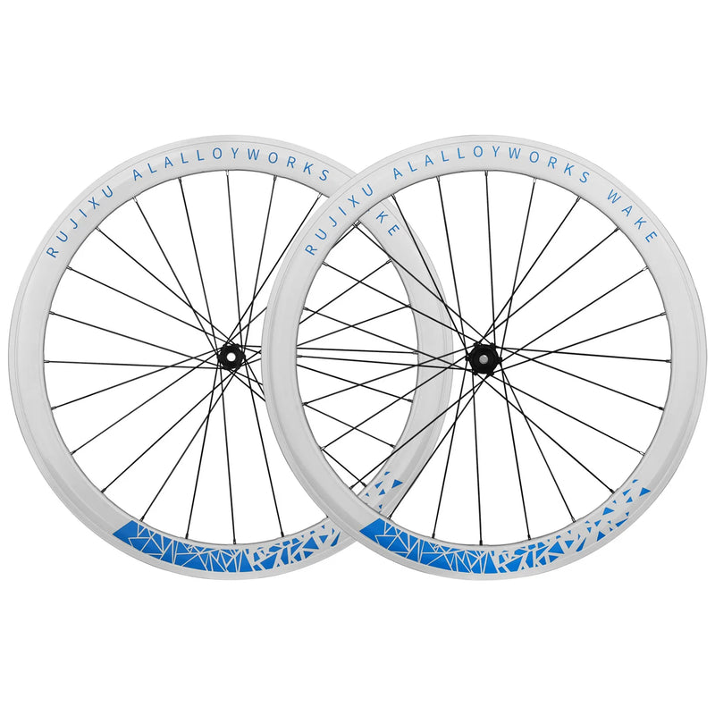 700C Ultra-Light Carbon Fiber Tube HUB 120 Ring V Brake Disc Brake Road Bike Wheel Aluminum Alloy Depth 30/40/50mm Wheelset