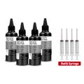 Printer Refill Dye Ink Kit for HP 305 303 302 Ink Cartridges CISS Compatible for HP Canon Epson OfficeJet Deskjet Printers