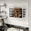 AmGood Wall Mounted Sheet/Bun Pan Rack - 28" x 18" x 21". Fits 6 Full - Size Sheet NSF - View 6 | SAMAG