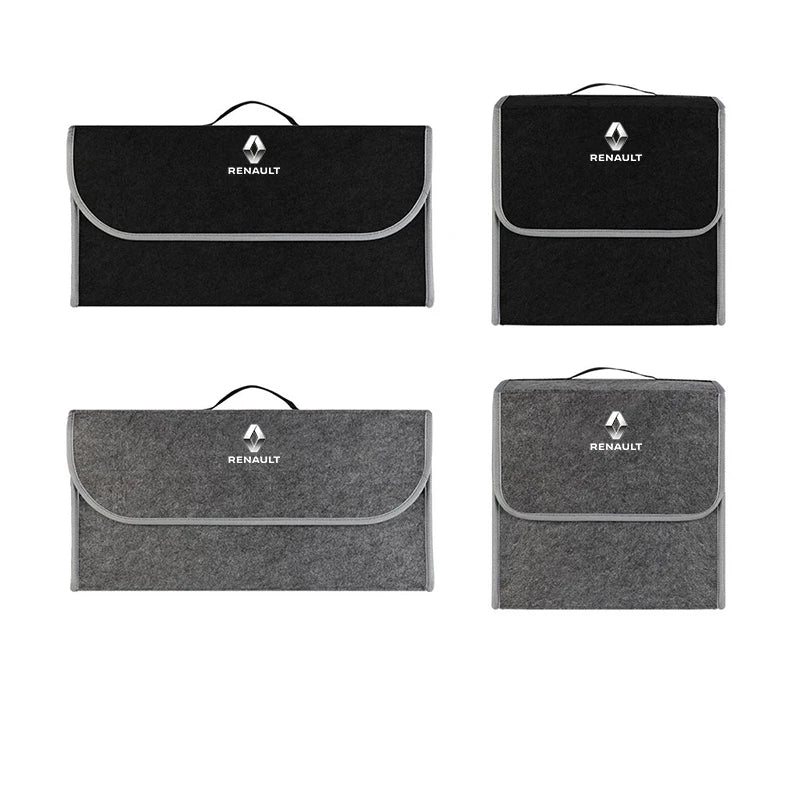 Car Trunk Storage Bag Organizer Sundries Stowing Tidying Box For Renault Megane 2 3 4 Twingo Clio Talisman Captur Trafic Kwid