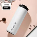 Portable 500ML Stainless Steel Coffee Thermos Bottle Thermal Mug Leakproof Car Vacuum Flasks Coffee Cup Travel Insulated Bottles