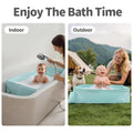 1PC Indoor Foldable Baby Bathtub, Baby Bath Tub, Foldable for Storage, Home Use Baby Swimming Tub, Bath Tub