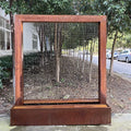 Metal bracket fountain waterfall garden decoration steel rain curtain