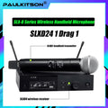 SLXD Microfone 500/600/800MHZ Wireless Microphone System 4pin Headset KSM8/Beta58 Professional Audio Equipment For Stage Karaoke