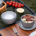 Titanium Purification Portable Bowl Multi Functional Soup Bowl Outdoor Camping Mug Outdoor Camping Double Layer Anti Scald Bowl