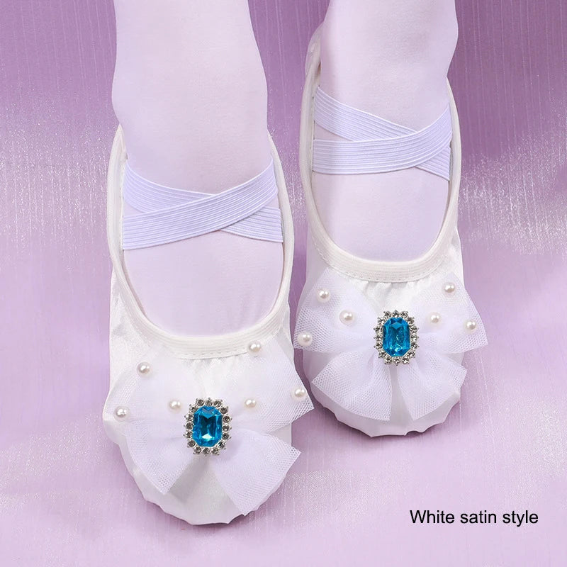 Dance Shoes for Women with Soft Soles Children's Classical Ballet Dance for Girl Dance Shoes for Dancing Practice Cat Claw Shoes