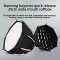 29cm Octagonal Softbox Quick Pack Light Box Mount Quick Mount And Release Photography Studio Accessories