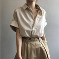 Women Blouses Spring Summer Breathable Simple Short | SAMAG