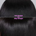 UNice Hair Yaki Straight Human Hair Bundles 100g Per Bundle 100% Human Hair Sew In Weaves 8-26 Inch Natutral Color 1/3/4 Bundles