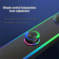 Bluetooth Speaker 4D Surround Soundbar Wired Computer Speakers Stereo Subwoofer Sound Bar for Laptop PC Theater TV Aux 3.5mm