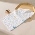 Gauze six-layer small towel pure cotton Class A baby gauze face towel burp towel seersucker bath towel saliva towel
