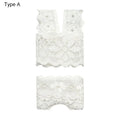 3Pcs/set Pajamas Colorful 3 In 1 Clothing Underwear Lingerie Bra Dress Lace Homewear Accessories Clothes for 1/6 Doll