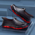 39-44 Men Rain Boots Waterproof Shoes Ankle Rainboots Soft-soled Anti Slip Zapatos Male Slip-on High Top Water Work Footwear y16