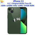 Origina iPhone 13 128GB 256GB 512GB ROM Unlocked 5G  iPhone13 6.1' Super Retina XDR OLED 12MP Face ID NFC Mobile Phone