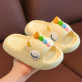 Kids Slippers Spring Summer Breathable Soft Sole Cartoon Animal Design Children's Indoor Outdoor Slip-On Shoes