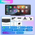 Carplay Screen for Car, 10" Portable Wireless Carplay&Android Auto, ar Stereo Audio Receivers for Car GPS Navigation Mirror Link