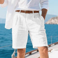 Men's Cotton Linen shorts Pants Male Summer Breathable | SAMAG