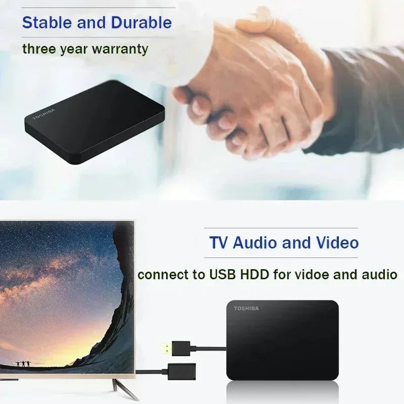 Original A3 Portable External Hard Drive HDD Fast data transfer 1TB USB 3.0 Mechanical Mobile Disk for PC Laptop Gaming Storage