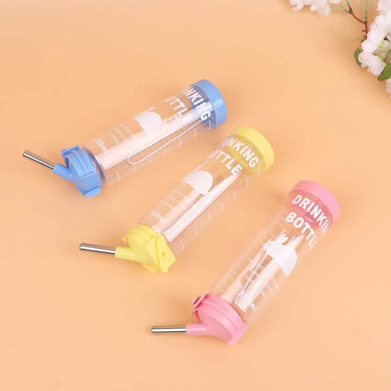 125ml Hamster Drinker Water Bottle No Drip Small Animal Water Dispenser Hanging Hamster Drinker For Guinea Pigs Hamsters Bunnies