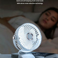 New 3 in 1 Portable Mini Clip Fan Rechargeable Air Circulator Wireless Electric Fan With Led Light Clip-on Home handheld Fan
