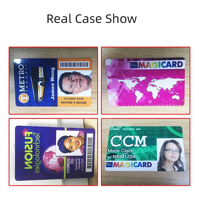 Original HDP5000 Dye-Sublimation Resin Thermal Transfer Single Side Dual Dide Plastic ID PVC Card Colorful Printer