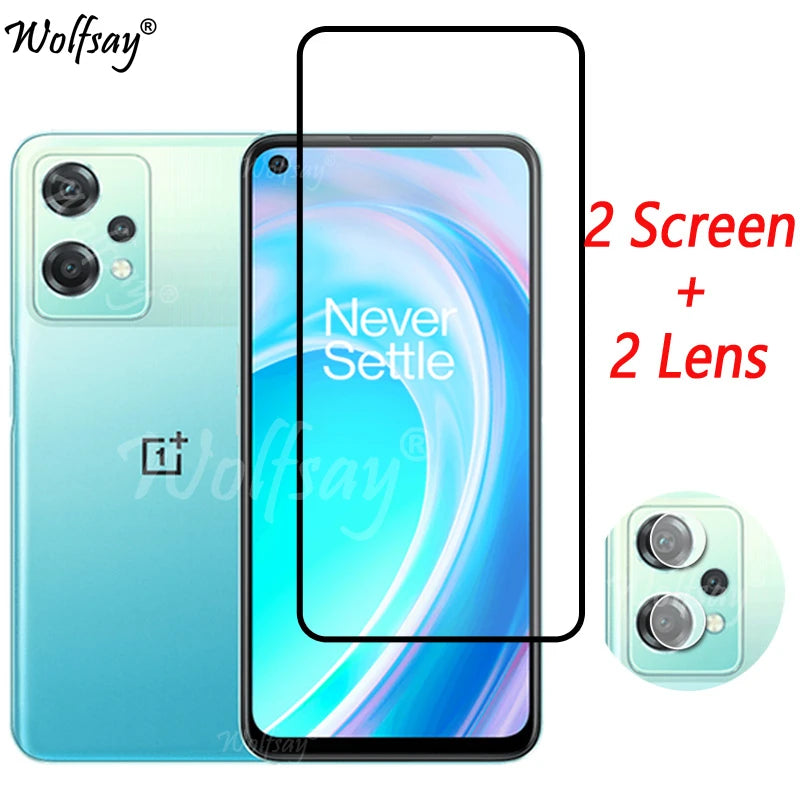 Tempered Glass For OnePlus Nord CE 2 Lite 5G Screen Protector OnePlus Nord CE 2 Camera Glass For OnePlus Nord CE 2 Lite 5G Glass