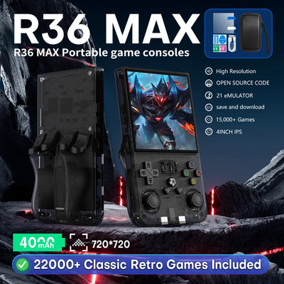 Open Source R36MAX Portable Video Game Player Console | SAMAG
