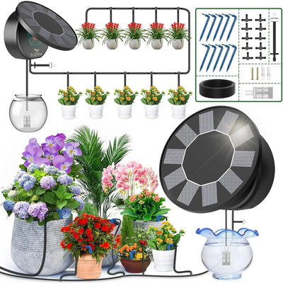 Solar Automatic Drip Irrigation System Kit, Auto Watering | SAMAG